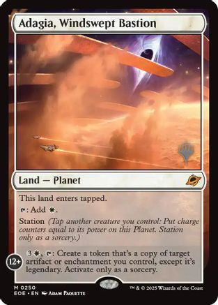Image of Adagia, Windswept Bastion (PPEOE-250) - Promo Pack: Edge of Eternities Foil