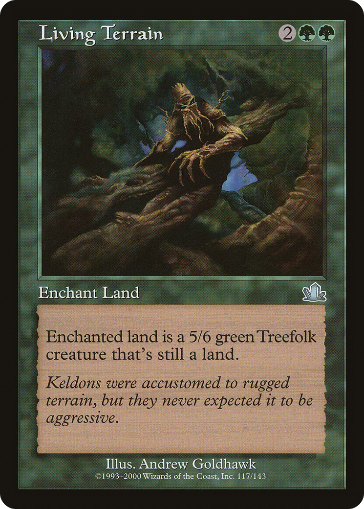 Image of Living Terrain (PCY-117) - Prophecy Foil