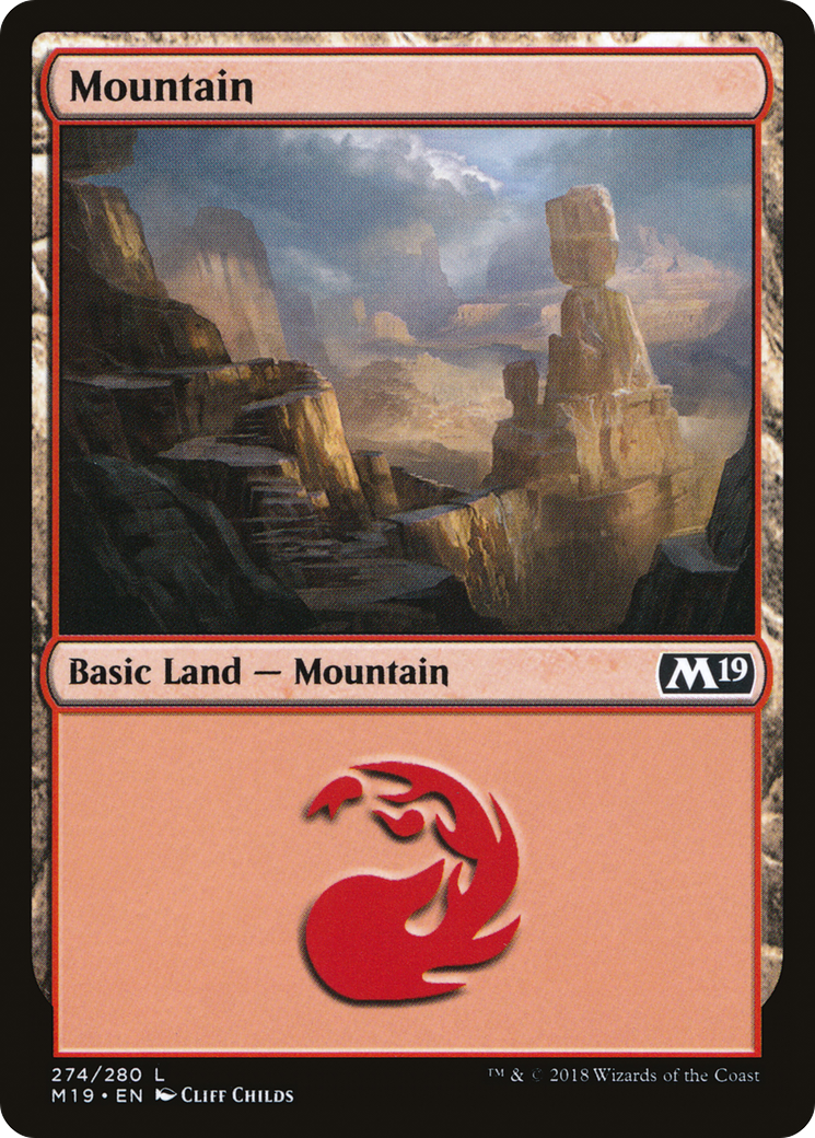 Image of Mountain (274) (M19-274) - Core Set 2019