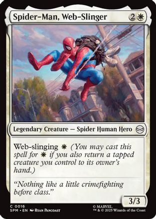 Image of Spider-Man, Web-Slinger (SPM-016) - Marvel's Spider-Man Foil