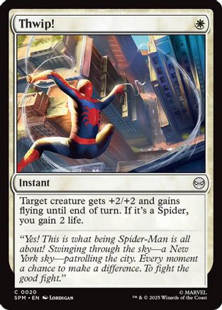 Image of Thwip! (SPM-020) - Marvel's Spider-Man Foil