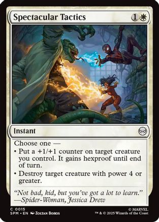 Image of Spectacular Tactics (SPM-015) - Marvel's Spider-Man Foil