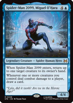 Image of Spider-Man 2099, Miguel O'Hara (SPE-008) - Marvel's Spider-Man: Eternal-Legal Foil