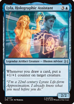 Image of Lyla, Holographic Assistant (SPE-007) - Marvel's Spider-Man: Eternal-Legal Foil