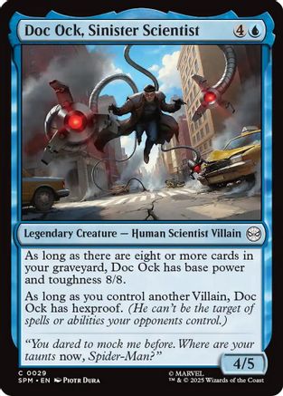 Image of Doc Ock, Sinister Scientist (SPM-029) - Marvel's Spider-Man Foil
