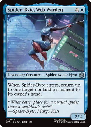 Image of Spider-Byte, Web Warden (SPM-044) - Marvel's Spider-Man Foil