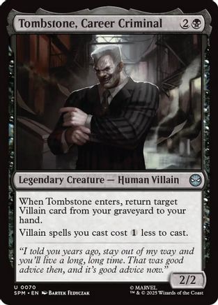 Image of Tombstone, Career Criminal (SPM-070) - Marvel's Spider-Man