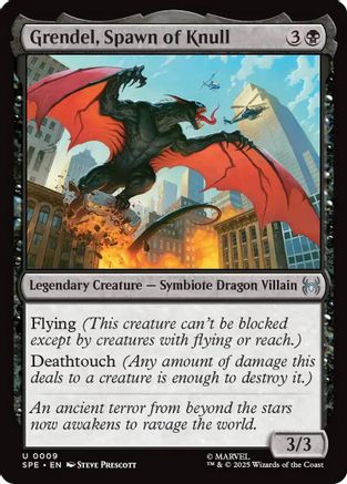Image of Grendel, Spawn of Knull (SPE-009) - Marvel's Spider-Man: Eternal-Legal Foil