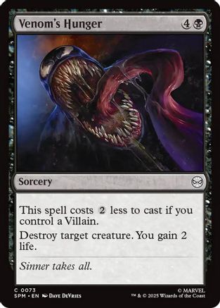 Image of Venom's Hunger (SPM-073) - Marvel's Spider-Man