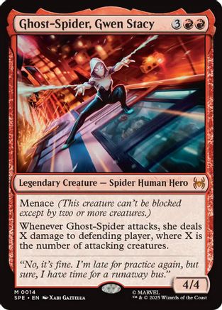 Image of Ghost-Spider, Gwen Stacy (SPE-014) - Marvel's Spider-Man: Eternal-Legal Foil