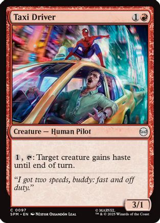 Image of Taxi Driver (SPM-097) - Marvel's Spider-Man Foil
