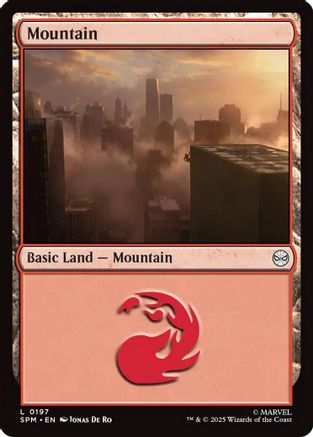 Image of Mountain (0197) (SPM-197) - Marvel's Spider-Man Foil
