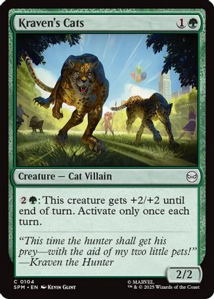 Image of Kraven's Cats (SPM-104) - Marvel's Spider-Man