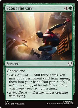 Image of Scout the City (SPM-113) - Marvel's Spider-Man Foil