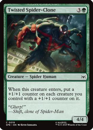 Image of Twisted Spider-Clone (SPE-019) - Marvel's Spider-Man: Eternal-Legal Foil