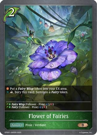 Image of Flower of Fairies (GFD01-065EN) - GFD01 Luxheart Legends