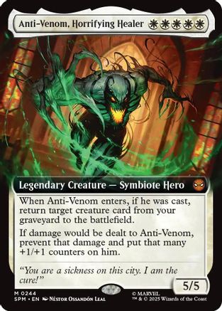 Image of Anti-Venom, Horrifying Healer (Extended Art) (SPM-244) - Marvel's Spider-Man Foil