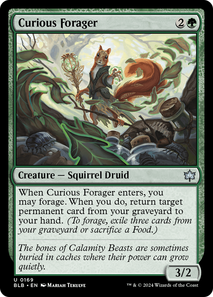 Image of Curious Forager (BLB-169) - Bloomburrow