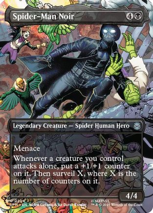 Image of Spider-Man Noir (Borderless) (SPM-204) - Marvel's Spider-Man