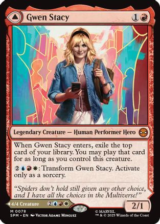 Image of Gwen Stacy (SPM-078) - Marvel's Spider-Man Foil