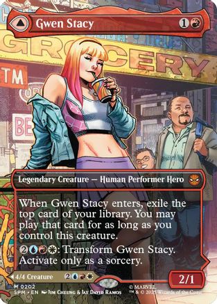 Image of Gwen Stacy (0202) (Borderless) (SPM-202) - Marvel's Spider-Man