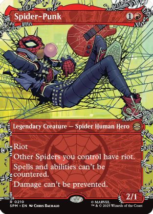 Image of Spider-Punk (0210) (Borderless) (SPM-210) - Marvel's Spider-Man Foil
