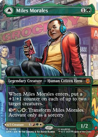 Image of Miles Morales (0200) (Borderless) (SPM-200) - Marvel's Spider-Man
