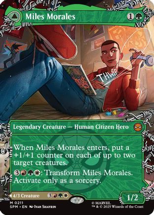 Image of Miles Morales (0211) (Borderless) (SPM-211) - Marvel's Spider-Man
