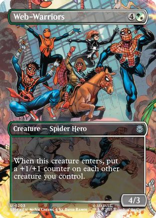 Image of Web-Warriors (Borderless) (SPM-203) - Marvel's Spider-Man Foil