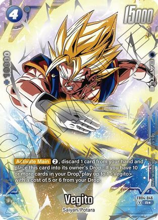 Image of Vegito - FB04-046 (Reprint) (FB04-046) - Fusion World Promotion Cards and Packs Holofoil