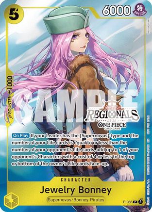 Image of Jewelry Bonney (Offline Regional Participation Pack 2025 Vol.2) (P-085) - One Piece Promotion Cards Foil