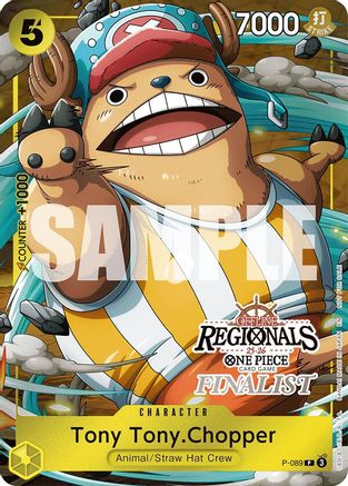 Image of Tony Tony.Chopper (Offline Regional Finalist Card Set 2025 Vol.2) (P-089) - One Piece Promotion Cards Foil