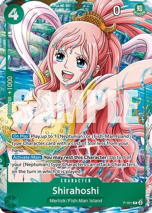 Image of Shirahoshi (Event Pack Vol. 7) (P-091) - One Piece Promotion Cards Foil