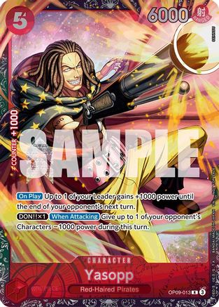 Image of Yasopp (Championship 25-26 Offline Regionals Season 2) (OP09-013) - One Piece Promotion Cards Foil