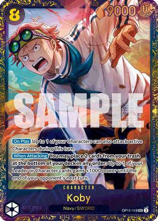 Image of Koby (Treasure Cup August 2025) (OP11-119) - One Piece Promotion Cards Foil