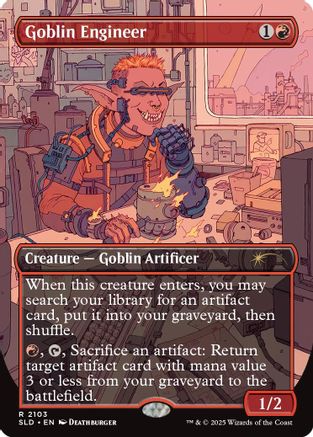 Image of Goblin Engineer (SLD-2103) - Secret Lair Drop Series