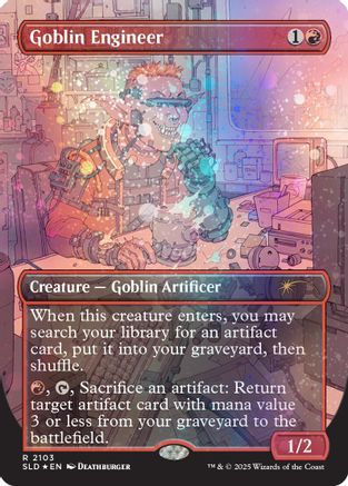 Image of Goblin Engineer (Galaxy Foil) (SLD-2103) - Secret Lair Drop Series Foil