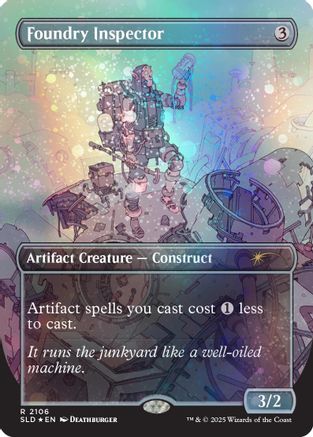 Image of Foundry Inspector (Galaxy Foil) (SLD-2106) - Secret Lair Drop Series Foil