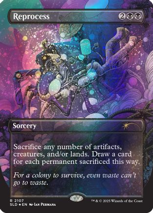 Image of Reprocess (Galaxy Foil) (SLD-2107) - Secret Lair Drop Series Foil