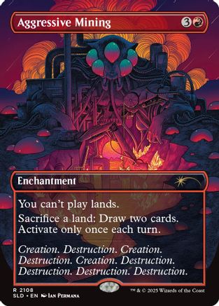 Image of Aggressive Mining (SLD-2108) - Secret Lair Drop Series
