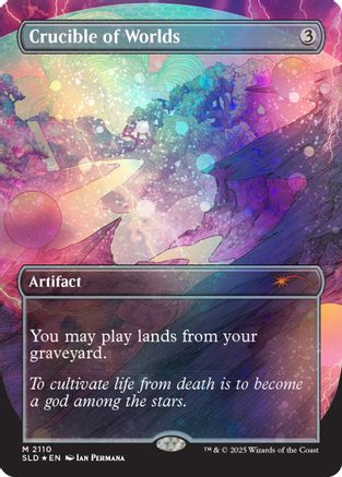 Image of Crucible of Worlds (Galaxy Foil) (SLD-2110) - Secret Lair Drop Series Foil