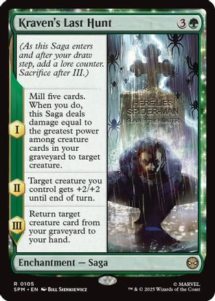 Image of Kraven's Last Hunt (SPM-105) - Marvel's Spider-Man Foil