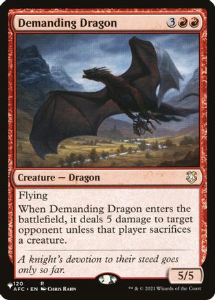 Image of Demanding Dragon (LIST-120) - The List Reprints