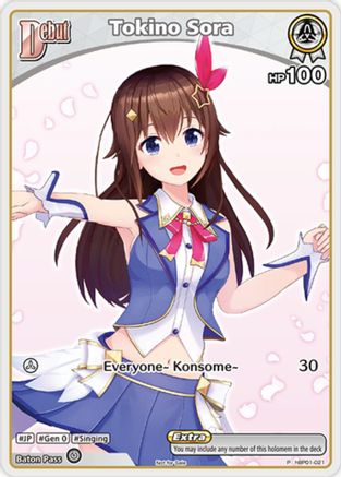 Image of Tokino Sora (P) (hBP01-021) (hBP01-021) - hololive OFFICIAL CARD GAME Promos Foil