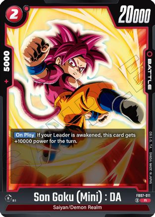 Image of Son Goku (Mini) (FB07-011) - Wish For Shenron Holofoil