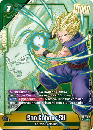 Image of Son Gohan : SH - FB07-057 (Alternate Art) (FB07-057) - Wish For Shenron Holofoil
