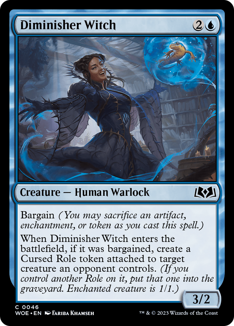 Image of Diminisher Witch (WOE-046) - Wilds of Eldraine Foil