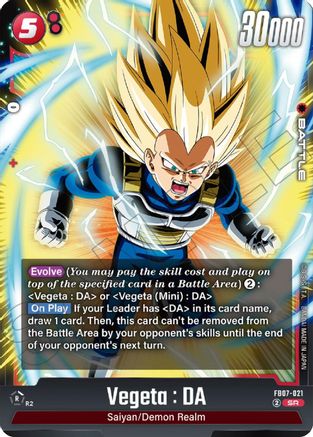 Image of Vegeta : DA - FB07-021 (FB07-021) - Wish For Shenron Holofoil