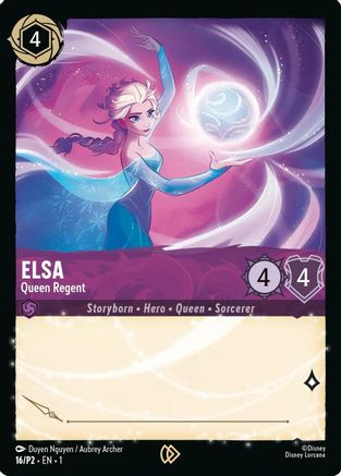 Image of Elsa - Queen Regent (16/P2) - Disney Lorcana Promo Cards