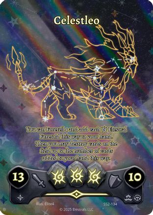 Image of Celestleo (Full Art) (SS2-134) - Shattered Stars Chapter 2 SS2 Holo